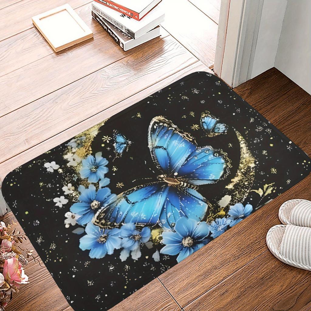 1PC Nectar Visitor Pattern Kitchen Rug Non-Slip Door Mat Pop design Bathroom Rug Bath Mat Carpet for Home Sink Laundry ecoreeree