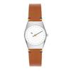 Skagen Grenen Lille Solar Halo Women's Watch, Brown, SKW3086