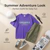 Boys' Short-Sleeve T-Shirt Children'S Loose-Fitting Clothing Boys' Top Suitable For Older Children In Summer