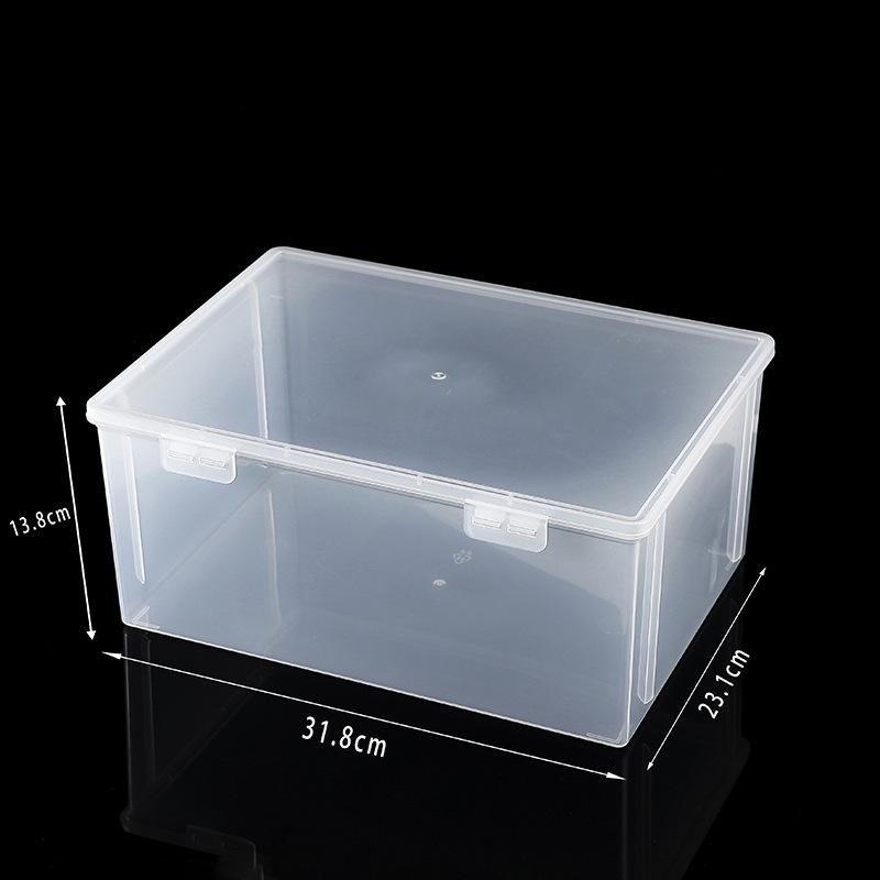 Rectangle Pp Transparent Plastic Box, Stationery Packaging Box, Electronic Components, Hardware Tools, Parts Box, Toy Storage Box