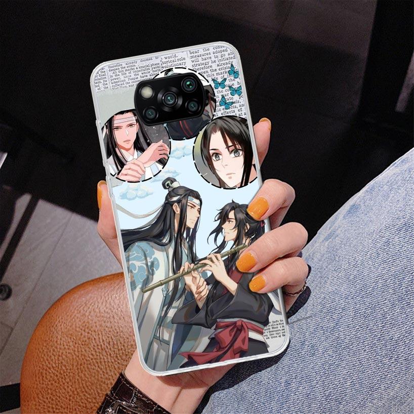 Anime Mo Dao Zu Shi Phnoe Case for Xiaomi Poco X5 X6 X7 Pro X4 Gt F7 Ultra M8 M7 Redmi 15C 15 13C 13 12C 12 Unique Cover Coque P