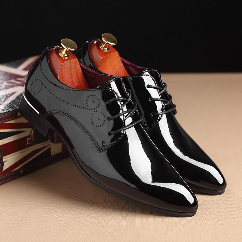 Fashion Leather Shoes For Man Genuine Leather Big Size Shoes High Quality Designer Formal Platform Casual Shoes Fashion Business