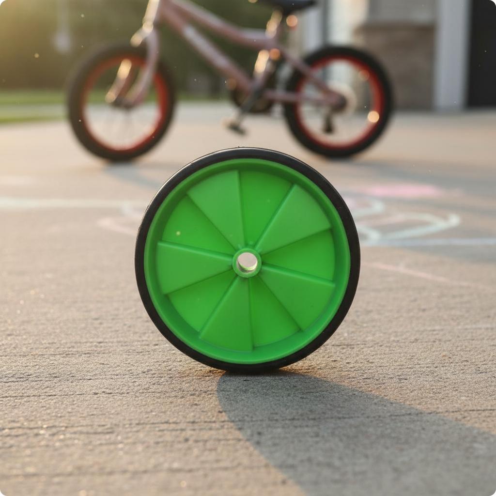 Kids Bike Training Wheels Wear-Resistant Children's Two-Wheeler Side Wheels Slip-resistantSlip Quiet Experience for Beginners