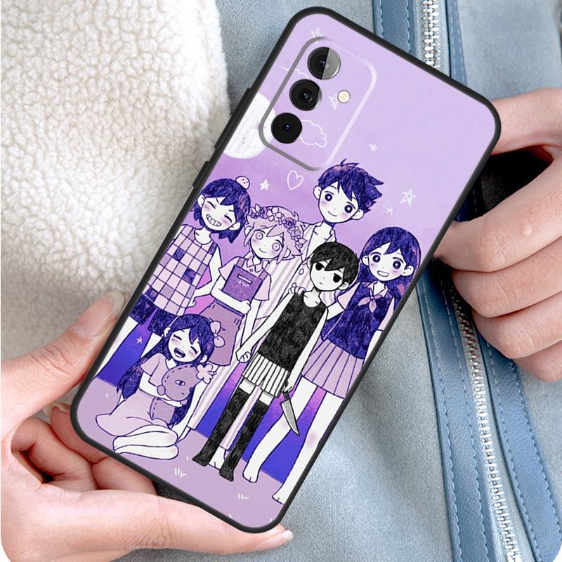 Omori Game Fanart Phone Case For Samsung Galaxy A34 A54 A14 A53 A33 A13 A12 A32 A52 A15 A25 A35 A55 A71 A51
