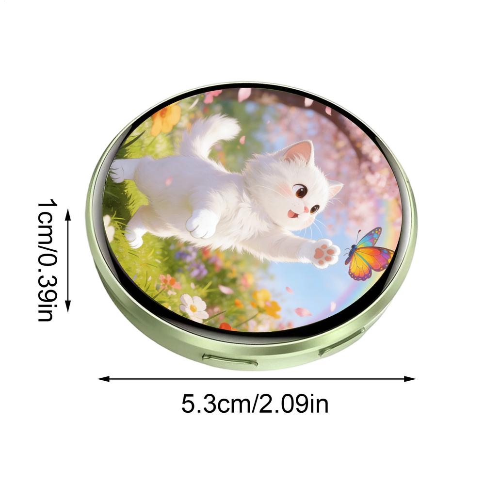 Digital Photo Display Screen Electronic Badge HD Touchscreen 1.7inch Brooch Electronic Badge Anime Pins for Backpacks Boys Girls
