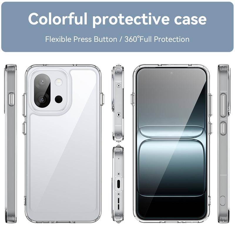 For OnePlus 13T Case OnePlus 13T 5G Cover Funda Shockproof Clear PC + TPU Silicone Protective Phone Back Cover For OnePlus 13T