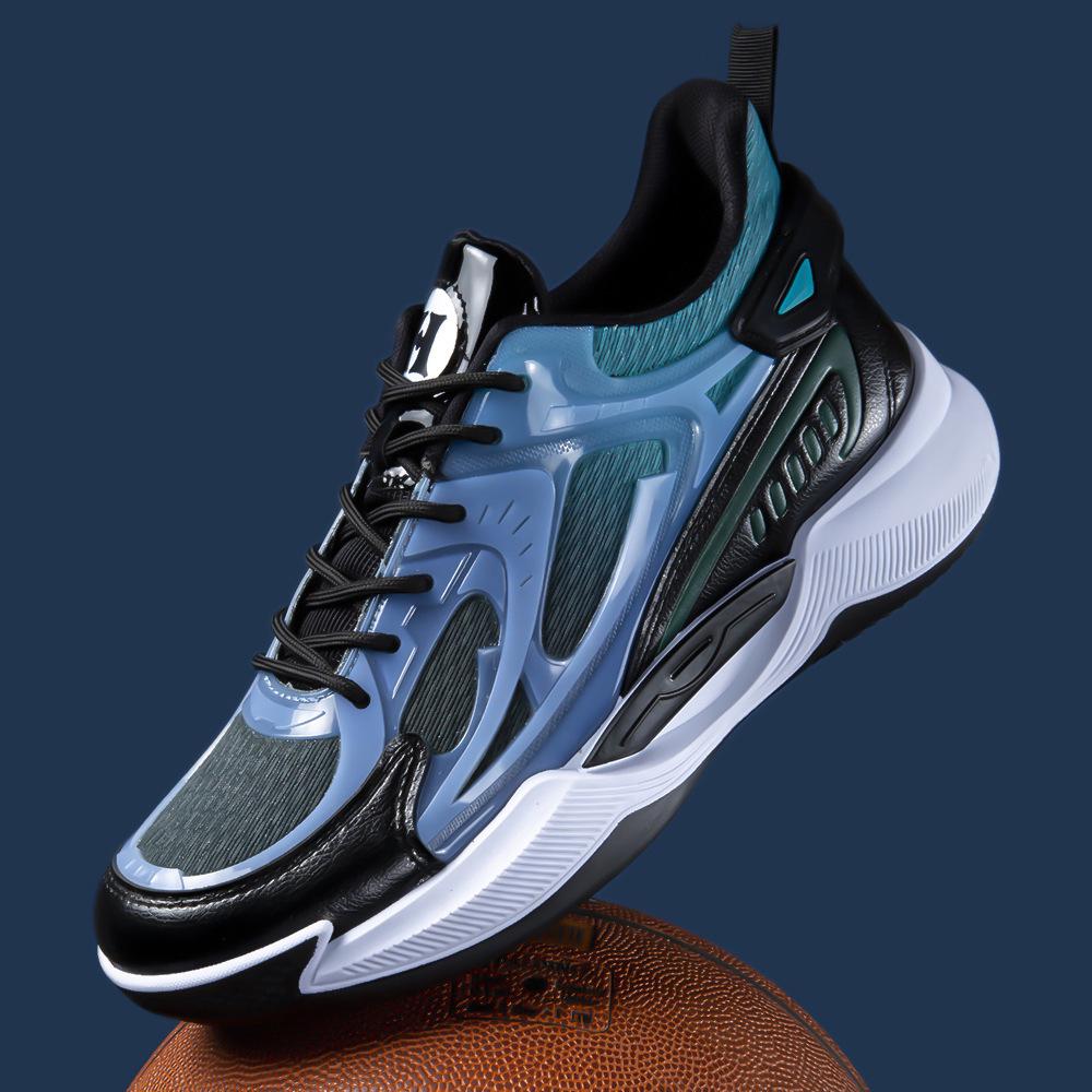 Herren Atmungsaktive Mesh Laufschuhe - Dicke Sohle, Bequem, Colorblock Sneaker für den täglichen Gebrauch