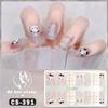 CS No-bake Gel Nail Polish Film Waterproof Full Sticker Chinese Style Panda Manicure Sticker Nail Sticker