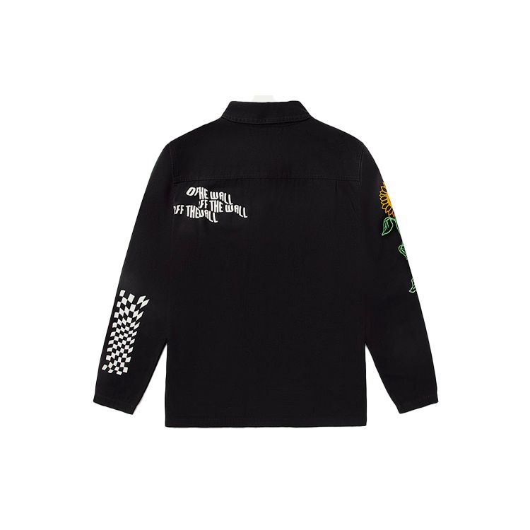 Vans Checkerboard Patchwork Work Jacket Unisex Jacket Black VN0A3WF1Z6S