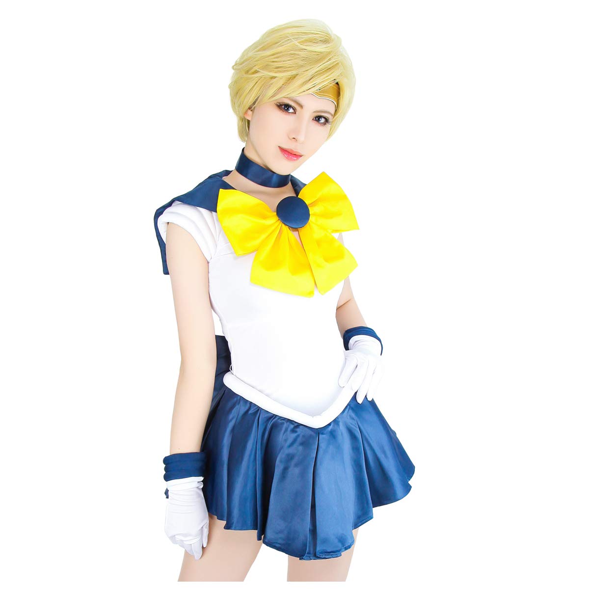 

Костюм для косплея Сейлор Мун, Сделанный из эластичной ткани, Сейлор Харука, Размер [Fujitatsu], Комплект, Типа купальника, Цельный, Ткань, Уран, Тэнно, M, ISHO-18MURANUS