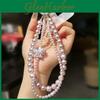 Elegant Pearl Phone Lanyard With Crystal Beads For Women And Men