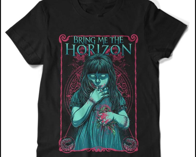 Bring Me the Horizon Count Your Blessing Coton Noir T-shirt Homme S-234XL NG2352 T-shirt Unisexe