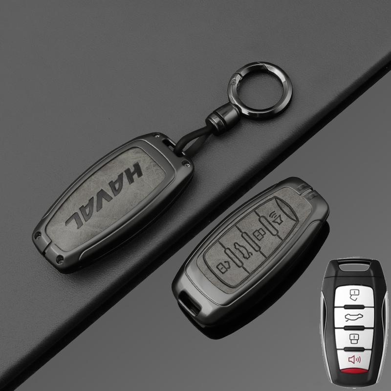 Zinc Alloy Car Key Case Protector Cover for Great Wall Haval Jolion 2022 H6 H7 H4 H9 F5 F7 F7X F7H H2S GMW Dargo Accessories
