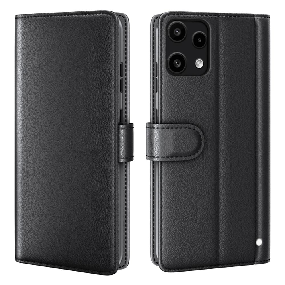 For Nothing Phone (3a) Lite 5G Case Genuine Split Leather Phone Cover with Wallet Stand