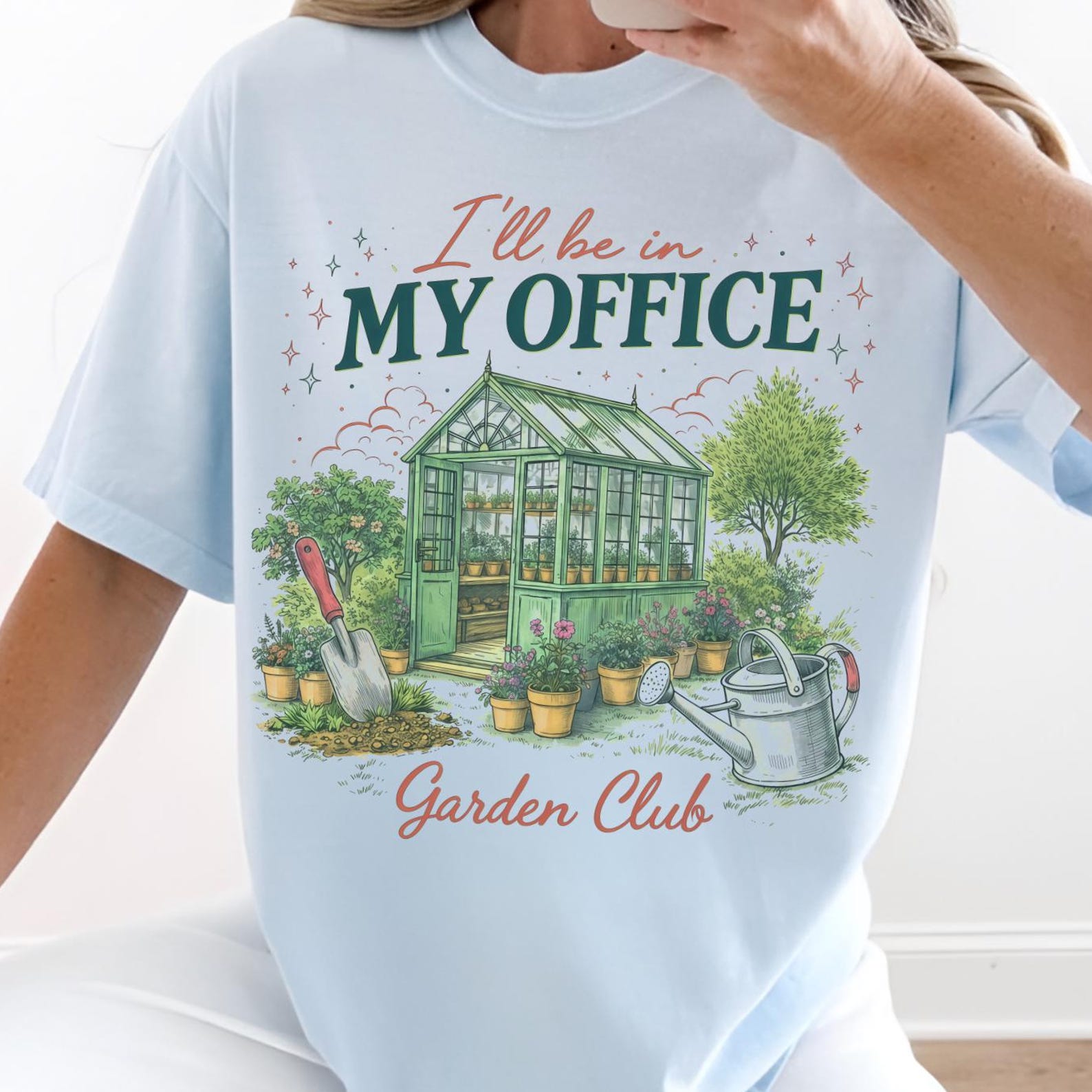 I ll Be In My Office Gardening Shirt, Garden Club Shirt, Gardening Shirt, Plant Lover TShirt, Plant Mom Shirt, Garden Lover Gift XL