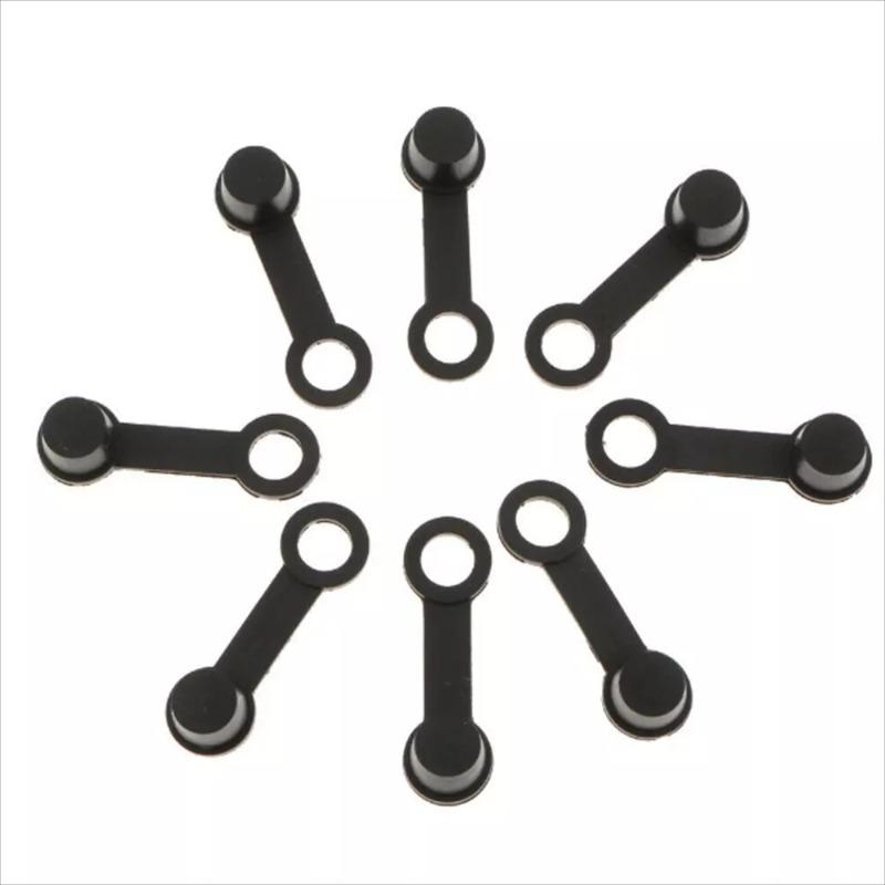 10/20/30Pcs 8mm Car Brake Pump Screw Dust Cap Oil Drain Screw Cap Brake Caliper Bleed Nipple Black Cover Rubber Motorcycle