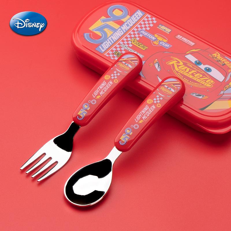 Disney Mickey and Minnie Mouse Tableware Set Frozen Elsa 3D Cartoon Children's Tableware Set Travel Tableware Set