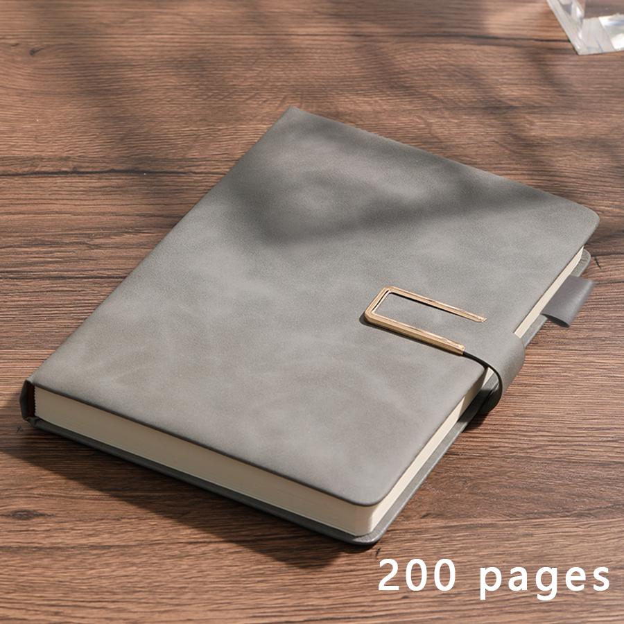 Personalized Vintage A5 Leather Notebook Soft Cover Ideal for Business Meetings College Life Journal Writing