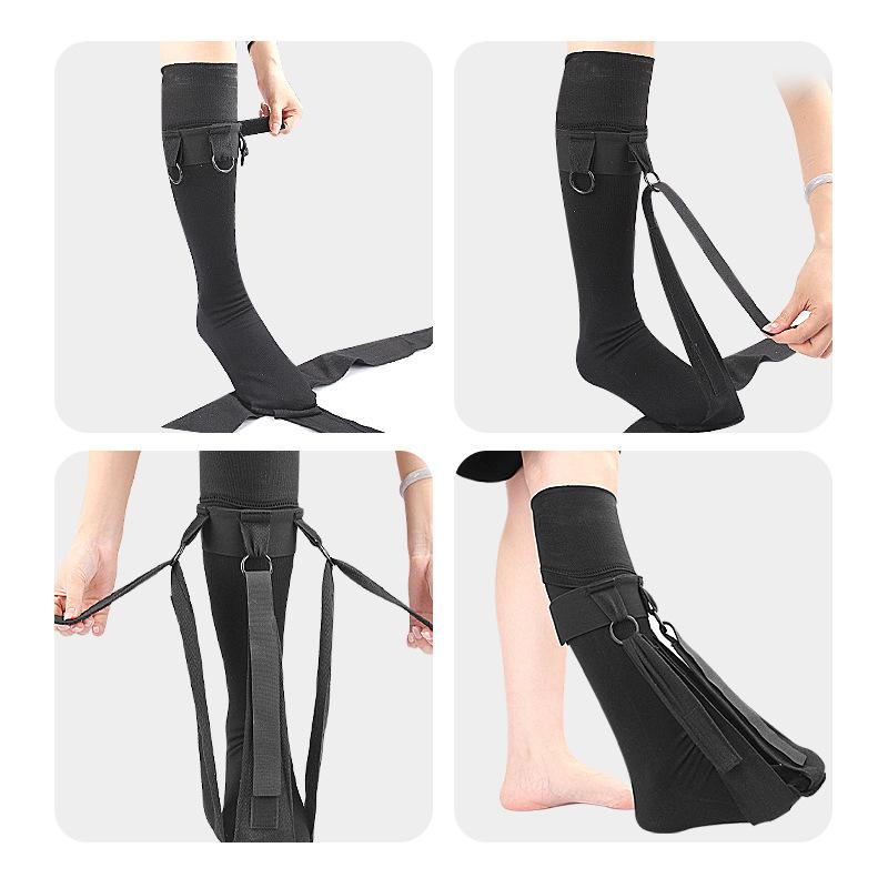 Fußsenkung Seitenbänder Zugdrucksocken Fußstütze Elastischer Druck Plantarfasziitis Abnehmbare Kompressionssocken