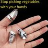 1PC Sheller Iron Nail Cover Peeling Beans Finger Peeling Beans Shrimp Peeling Edamame Artifact with Vegetable Cutting Hand Protector