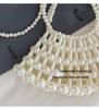 Summer 2026 Pearl Beaded Hollow Mini Crossbody Handbag for Women