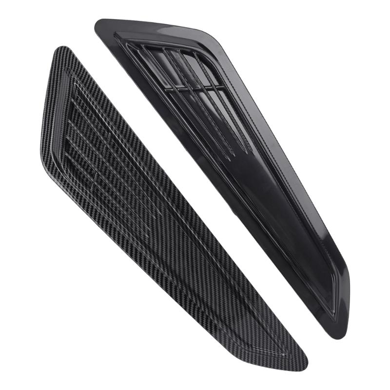 Universal Car Air Flow Decorative Intake Hood Scoops Bonnet Vent Cover  Car Hood Scoops Air Intake Vent Cover