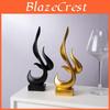 Flame Resin Figurine Modern Minimalist Home Office Tabletop Decoration Gift