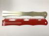 Silver & Red Long Radius Ruler for Musical Instrument Accessories - Fret Wire Tool Starting At 0.08 Inches