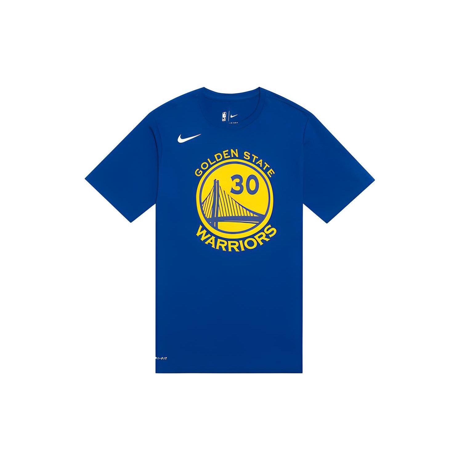 

Сухая футболка Nike NBA Golden State Warriors, Stephen Curry #30, мужские топы Performance с короткими рукавами синего цвета 870774-496 L