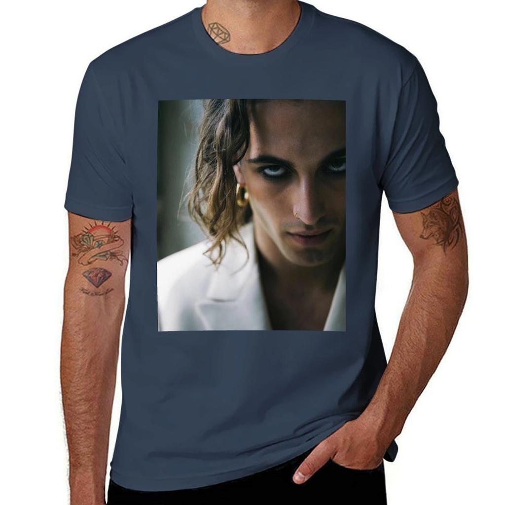 Damiano David T-shirt Lichtgewicht Sportschool Training T-shirt