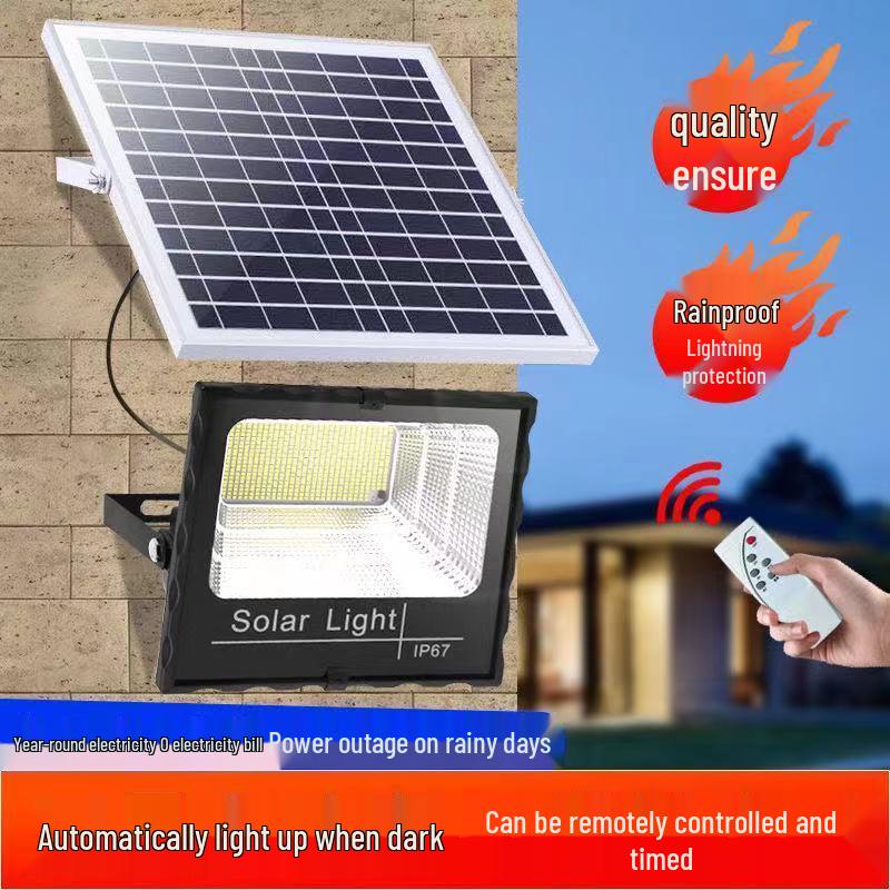 

Super Bright Solar Courtyard Lamp: Automatic Dusk Activation, Waterproof, 2025 Model 9200M, 250 sq. m.