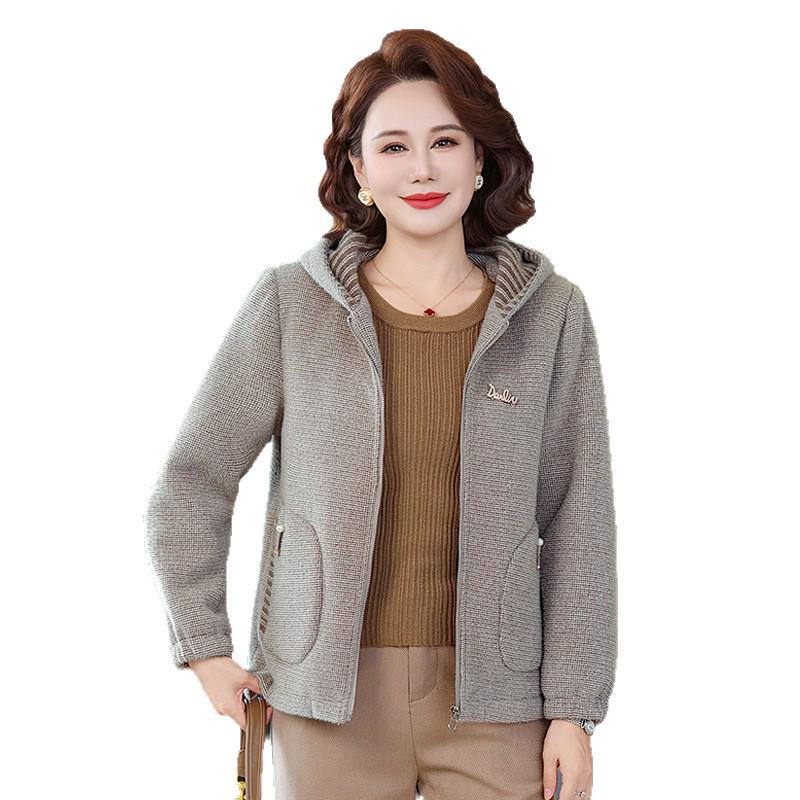 Herfst 2025 Stijlvolle Korte Nepbontjas voor Vrouwen van Middelbare Leeftijd en Ouder