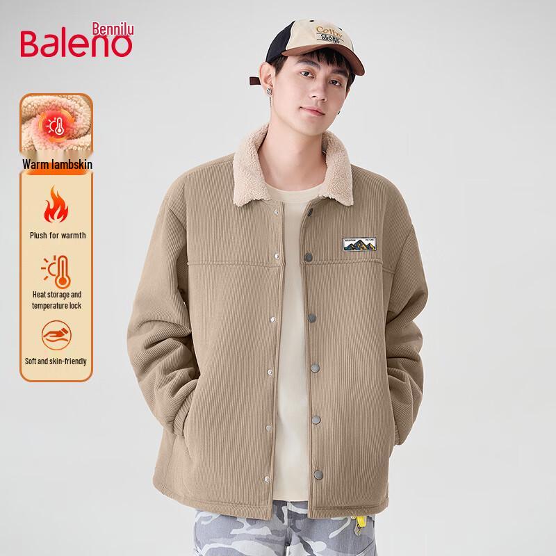 Baleno Men's Corduroy Warm Outdoor Jacket