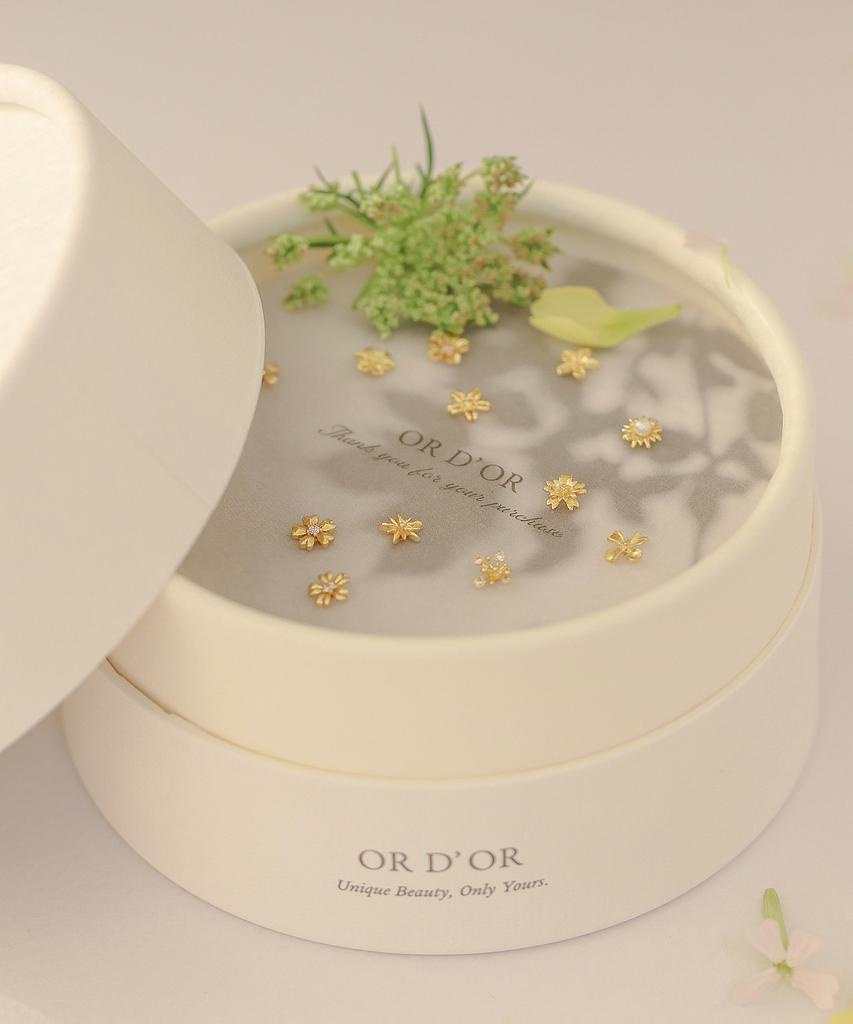 Ordor [14K] Birth Flower Earrings