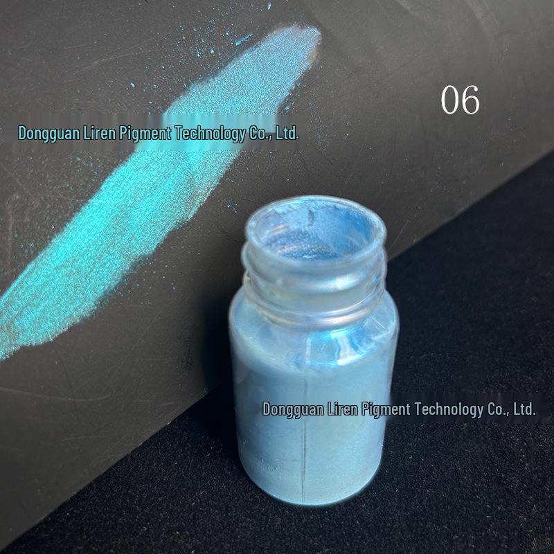 Iridescent Fairy Pink Nail Art Powder - Translucent Aurora with High Color Concentration for Quicksand Effects.