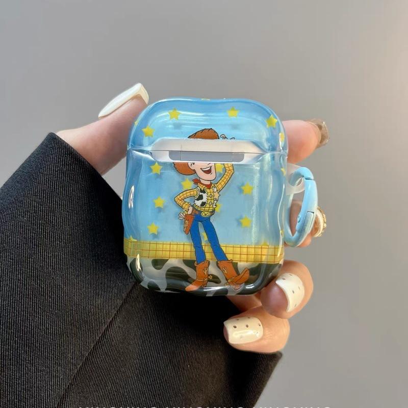 New Cartoon Animation Suitable for AirPodspro1 Earphone Cover Apple Bluetooth Protective Case 1st Generation 1 Soft Silicone Men