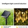 Water Droplets Solar String Lights Waterproof Outdoor  Solar Garland Garden Lawn Lamp Decoration Wedding Party Garden