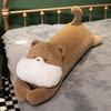 Cute Pet Long Pillow Girl Sleeping Cat Doll Cute Rabbit Plush Toy Doll Leg Doll on Bed