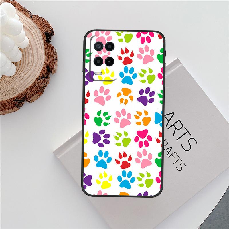 Dog Friends Cat Pet Paws Case For Oppo A15 A80 A60 A40 A94 A54 A98 A78 A18 A38 A58 A16 A76 A96 A17 A77 A74 A57S Cover