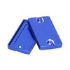 Pair of Front Brake Fluid Reservoir Cap Cover Left Right Fit for Suzuki Hayabusa GSX1300R GSX1400 DL1000Blue