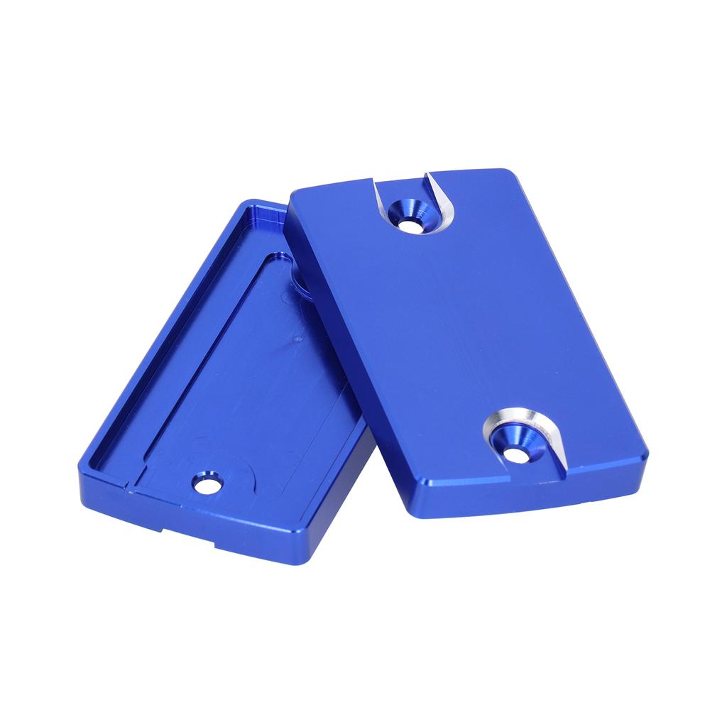 Pair of Front Brake Fluid Reservoir Cap Cover Left Right Fit for Suzuki Hayabusa GSX1300R GSX1400 DL1000Blue