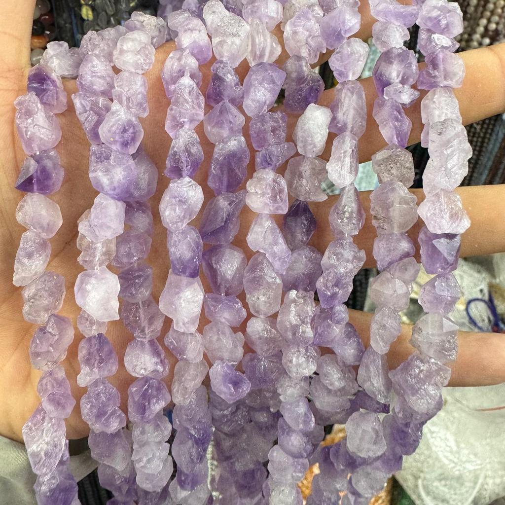 Lavendel Amethyst Unregelmäßige lose Perlen für DIY Schmuck
