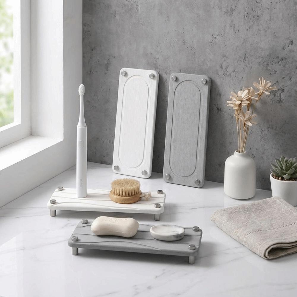 Quick-Drying Diatom Mud Coaster Non-Slip Diatom Mud Sink Tray Bathroom Tools Cup Holder Stand Home