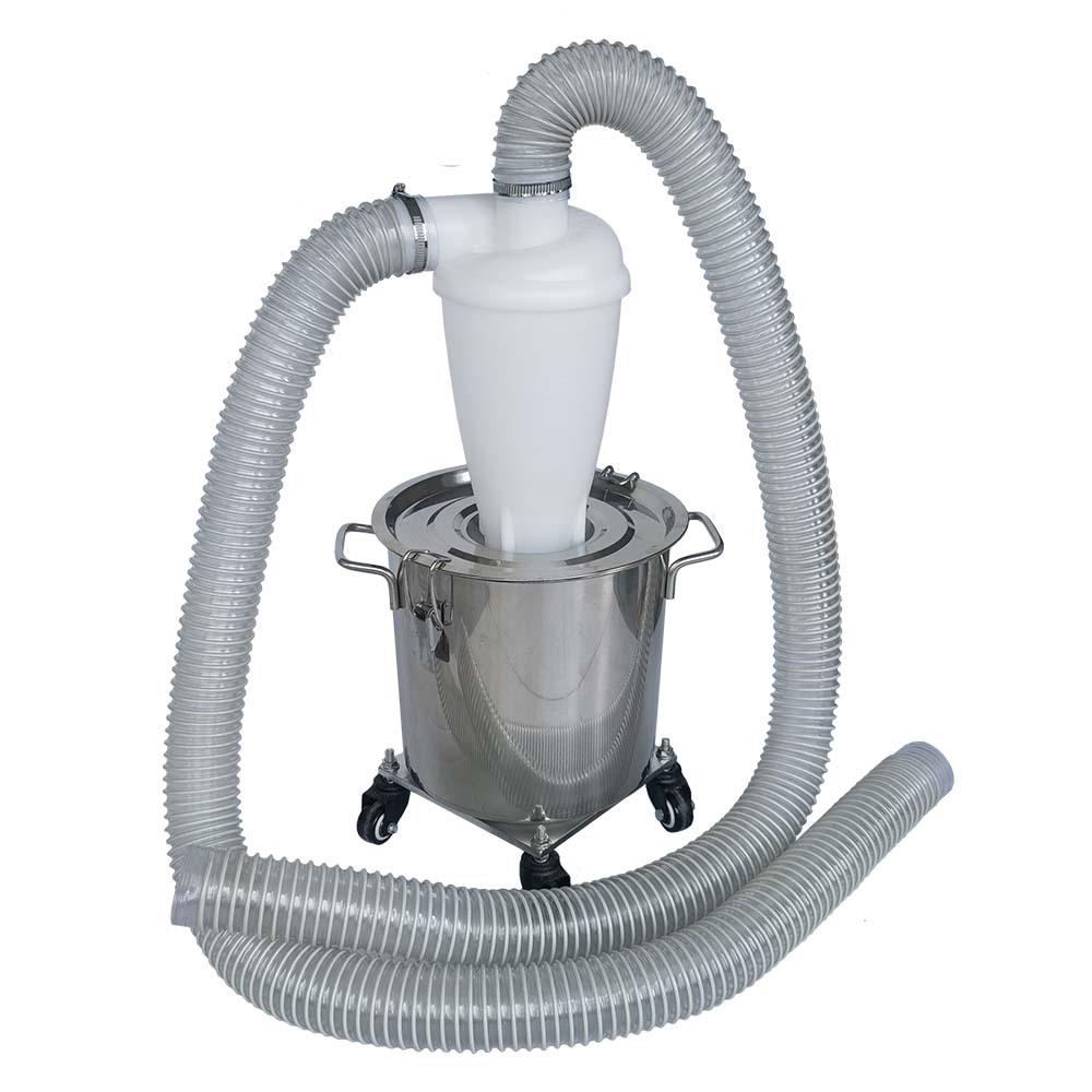 SN Brand 50mm Cyclone Dust Collector with Stainless Steel Bin for Versatile Dust Removal