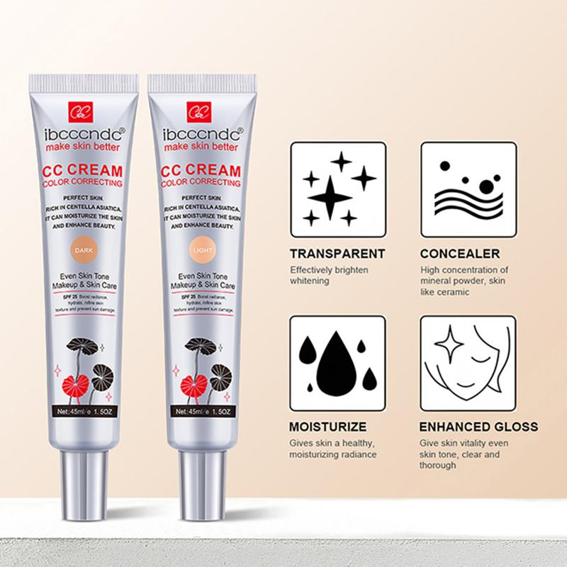 CC Cream per Viso Correttore Trucco Fondotinta Correttore Coprenza Totale Cosmetici Nuovo