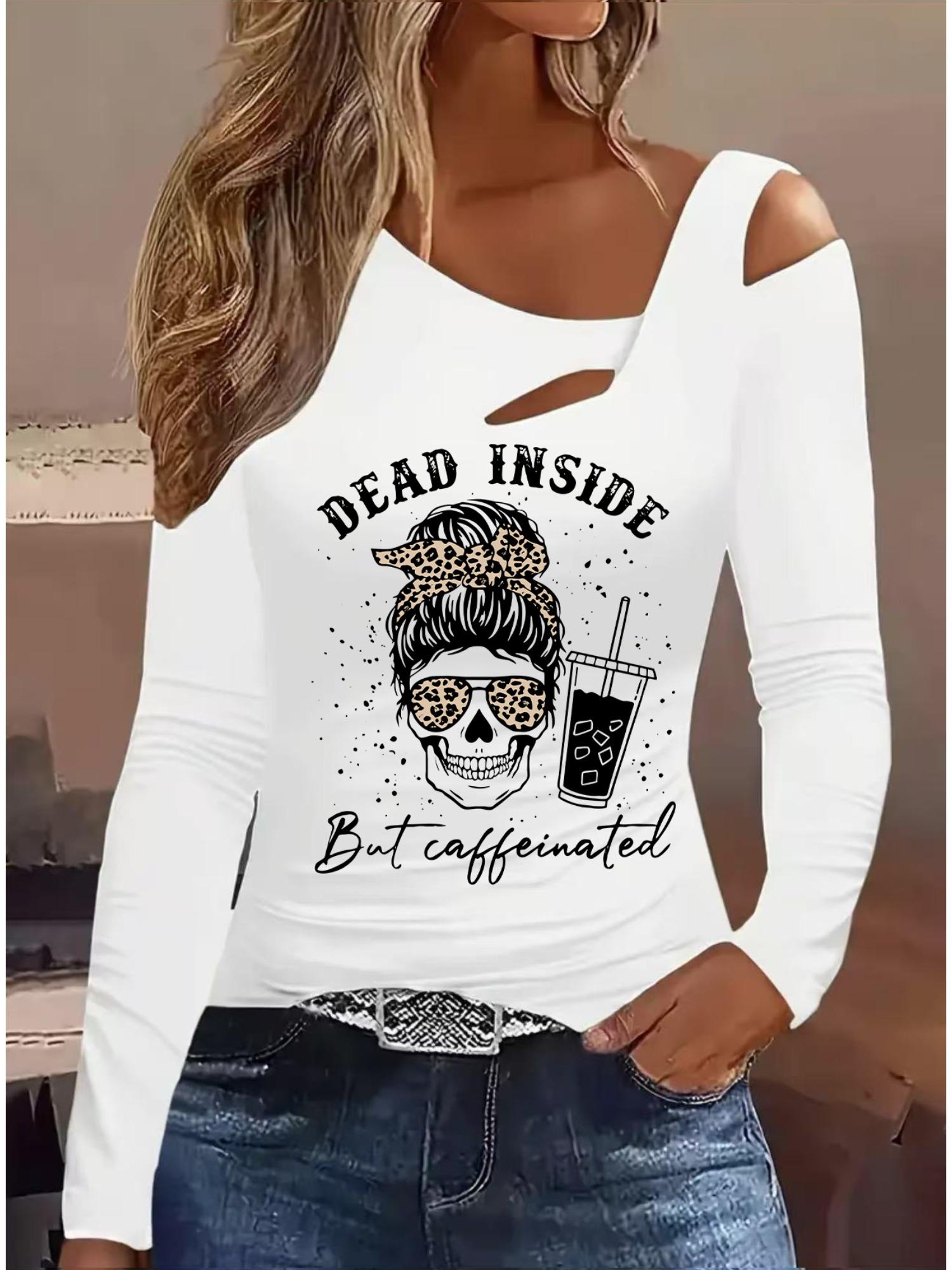 

Модные блузки с живописным принтом, футболки с длинным рукавом, повседневные топы-юбки XXL белый