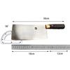 7 Inch Slicing Knife Alloy Steel Blade Ebony Handle Slicing Vegetables Cleaver Meat Professional Kitchen Knife Cooking Tools