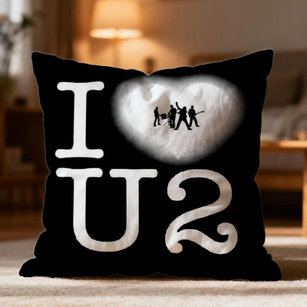 Fashion U-UU2 Cushion Cover Soft Washable Pillow Case Multi-Scene for Couch Bed Travel Office Use