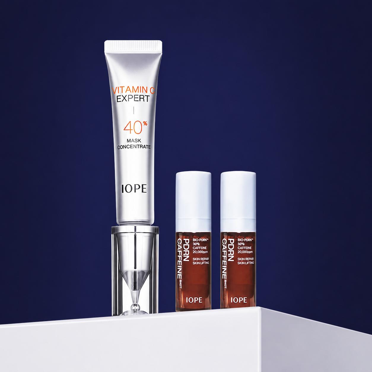 IOPE Vitamin C Expert 40% Mask Concentrate 15g Special Set (+ PDRN 5mlx2)