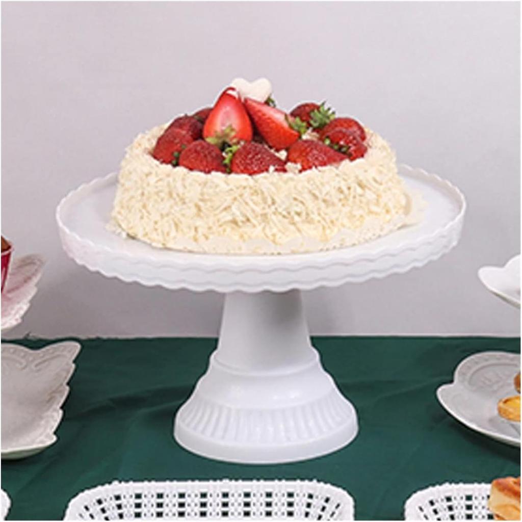 1PC Dessert Cake Stand Tray for Afternoon Tea Wedding Birthday Party Display Cold Meal Tea Break Elegant Tableware Accessory